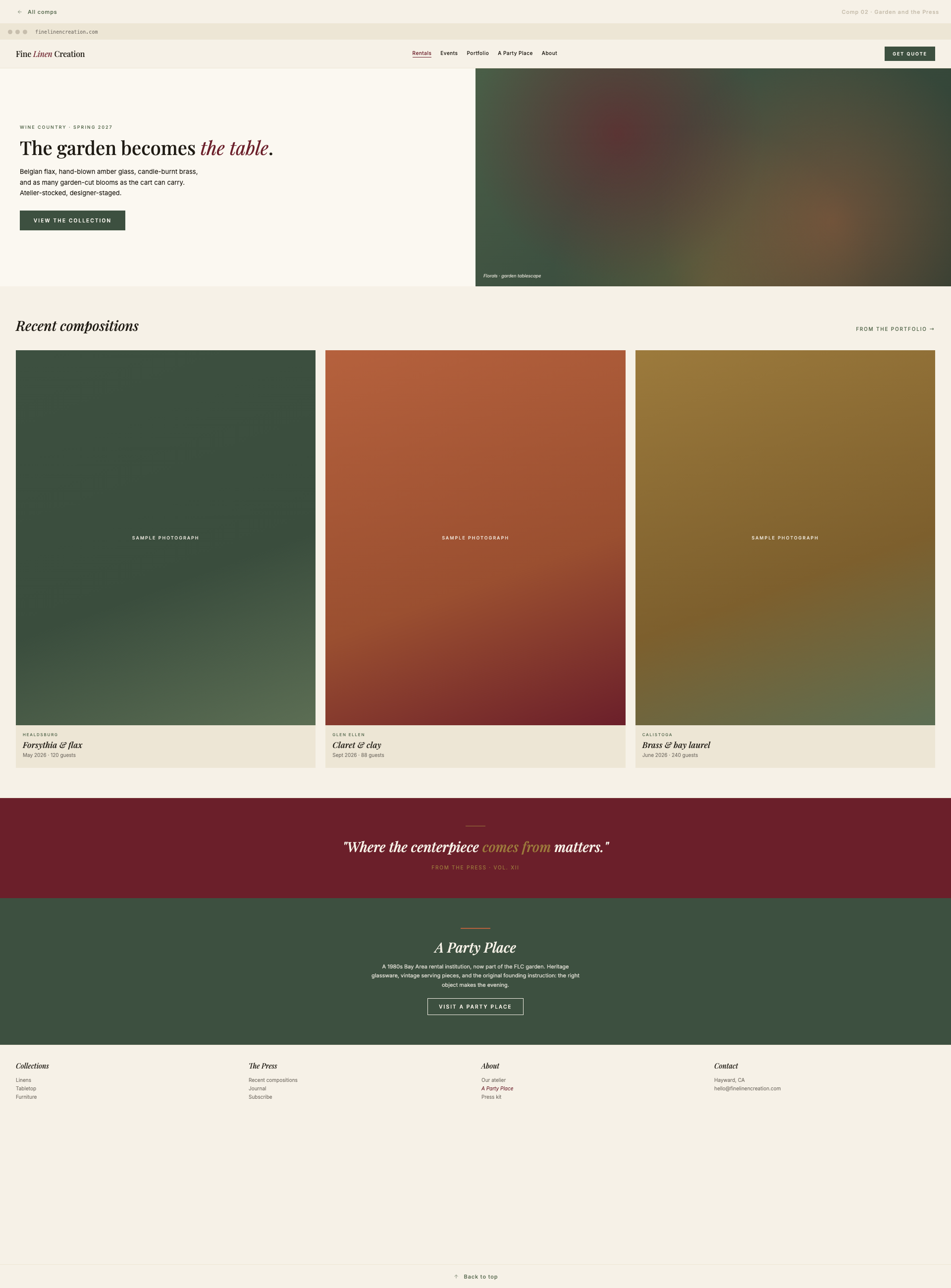 Comp 02 homepage preview